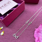 Infinity Pendant with Link Chain