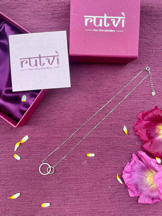 Circle of Love Pendant with Link Chain