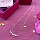 Ocean's Gleam Pendant with Link Chain