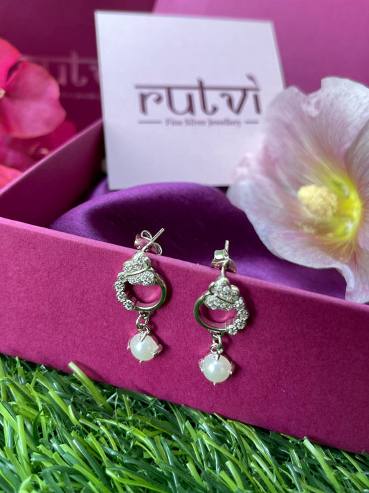 Butterfly Pearl Earrings
