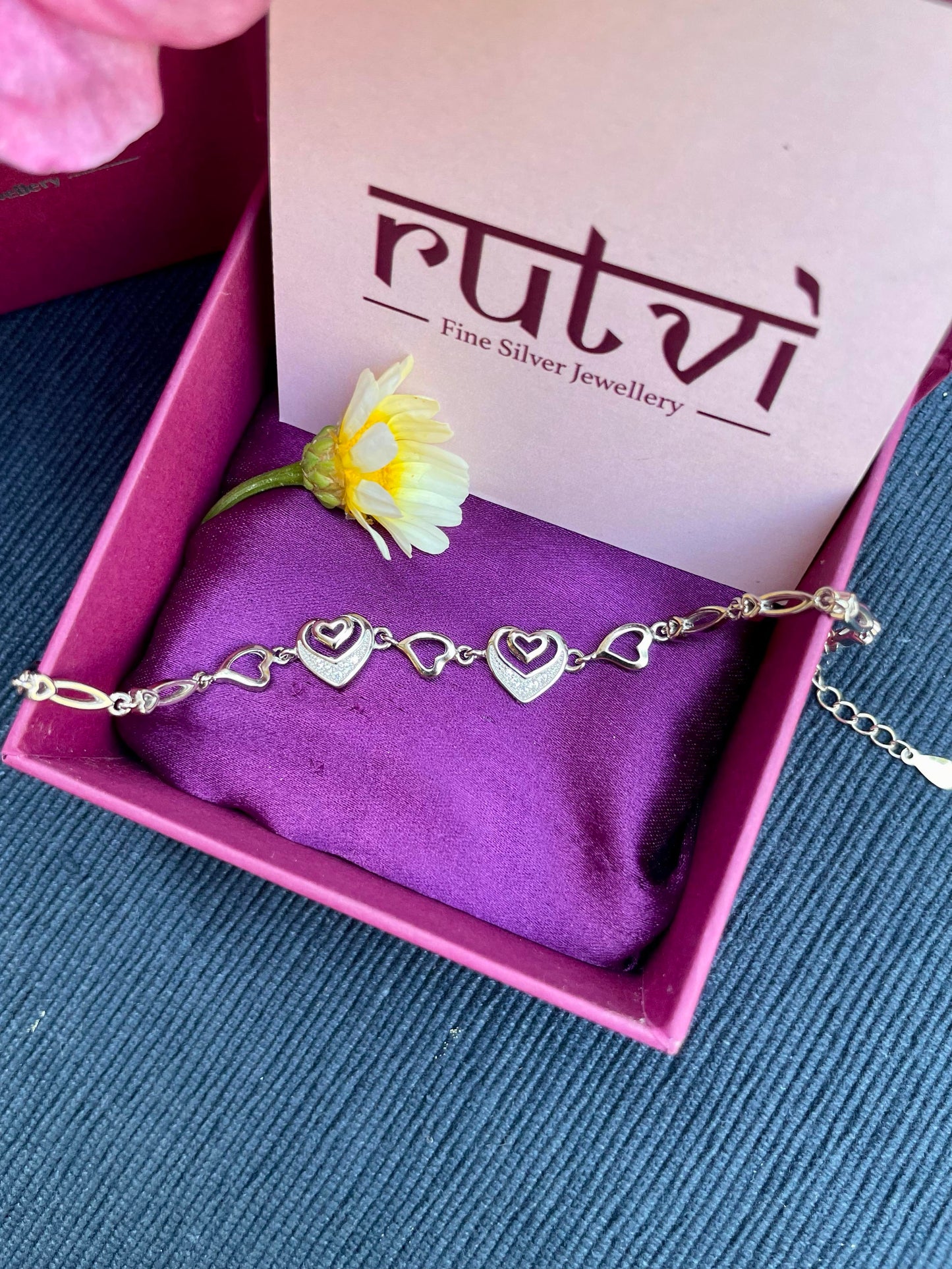 Heart in Heart Bracelet