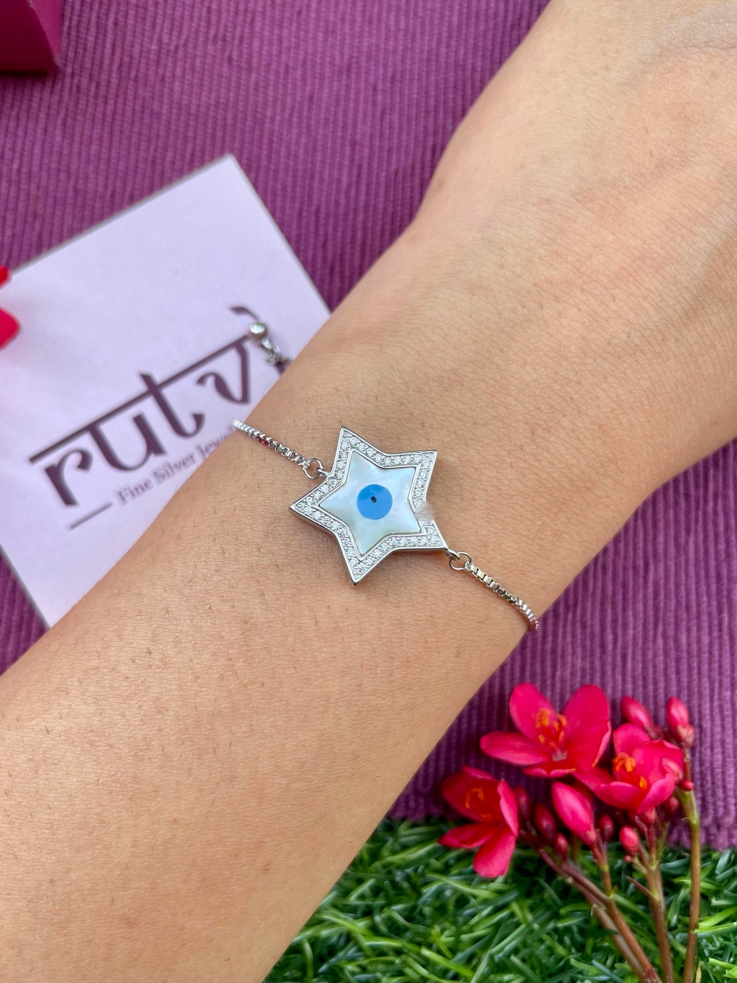 Starry Evil Eye Bracelet