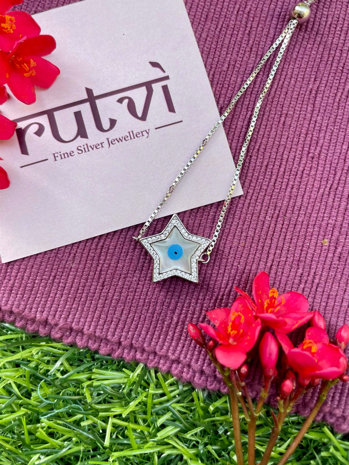 Starry Evil Eye Bracelet