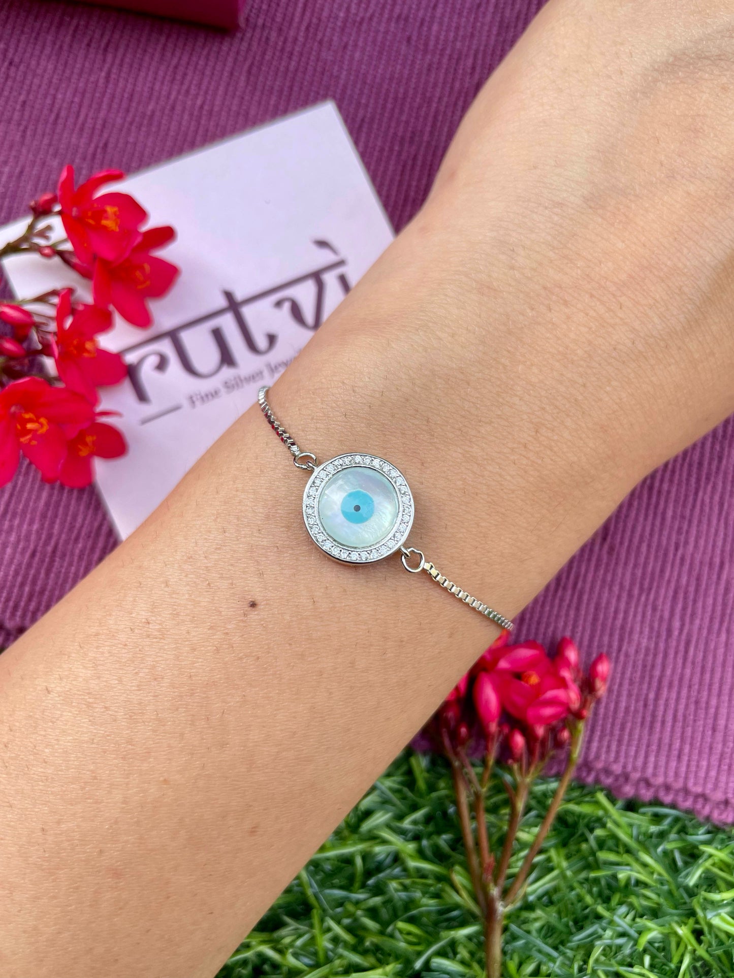 Round Evil Eye Bracelet