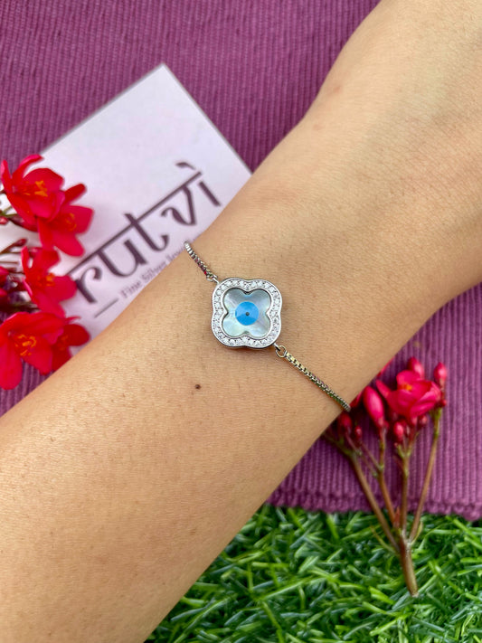 Evil Eye Cloverlet Bracelet