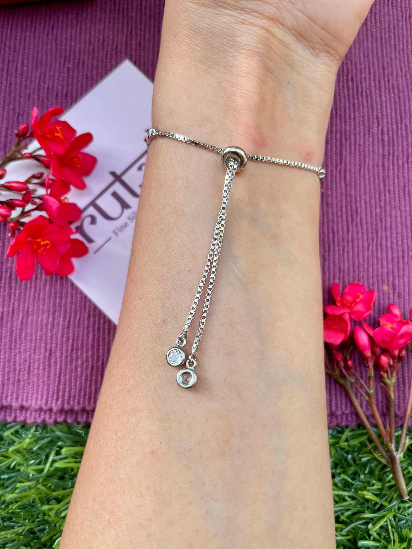 Sparkling Serenity Adjustable Bracelet