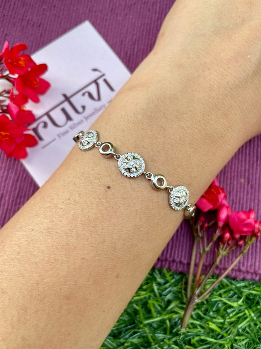 Floral Wreath Adjustable Bracelet