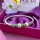 Oxidised Tribal Bead Bangle